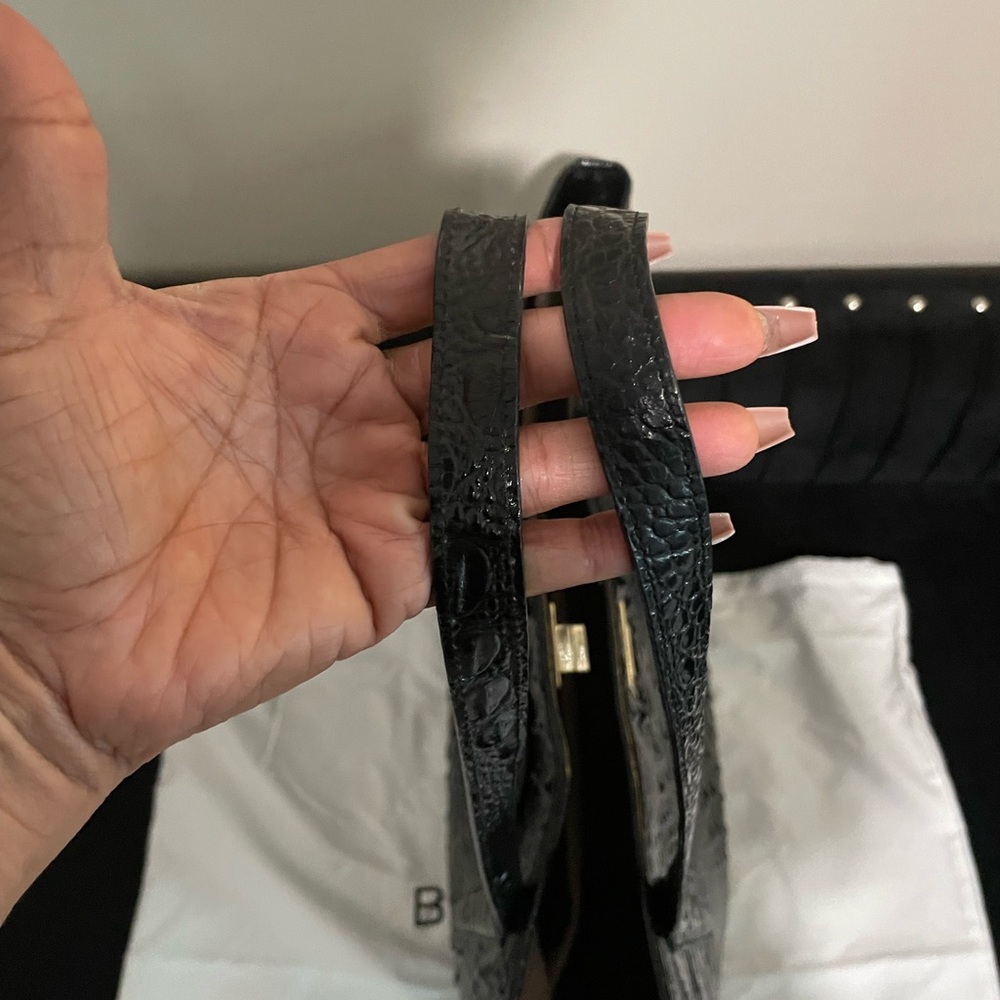 Brahmin Black and Gold Tote Elegant and Versatile - Picture 3 of 8